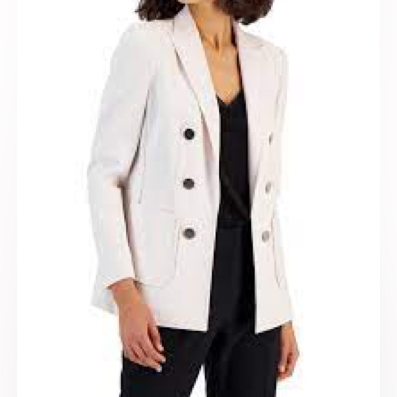 Anne Klein Jackets & Blazers - Anne Klein 3 button double breasted blazer, off white, XL